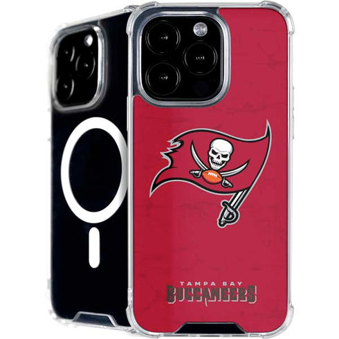 NFL Tampa Bay Buccaneers Distressed iPhone 16 Pro MagSafe Case